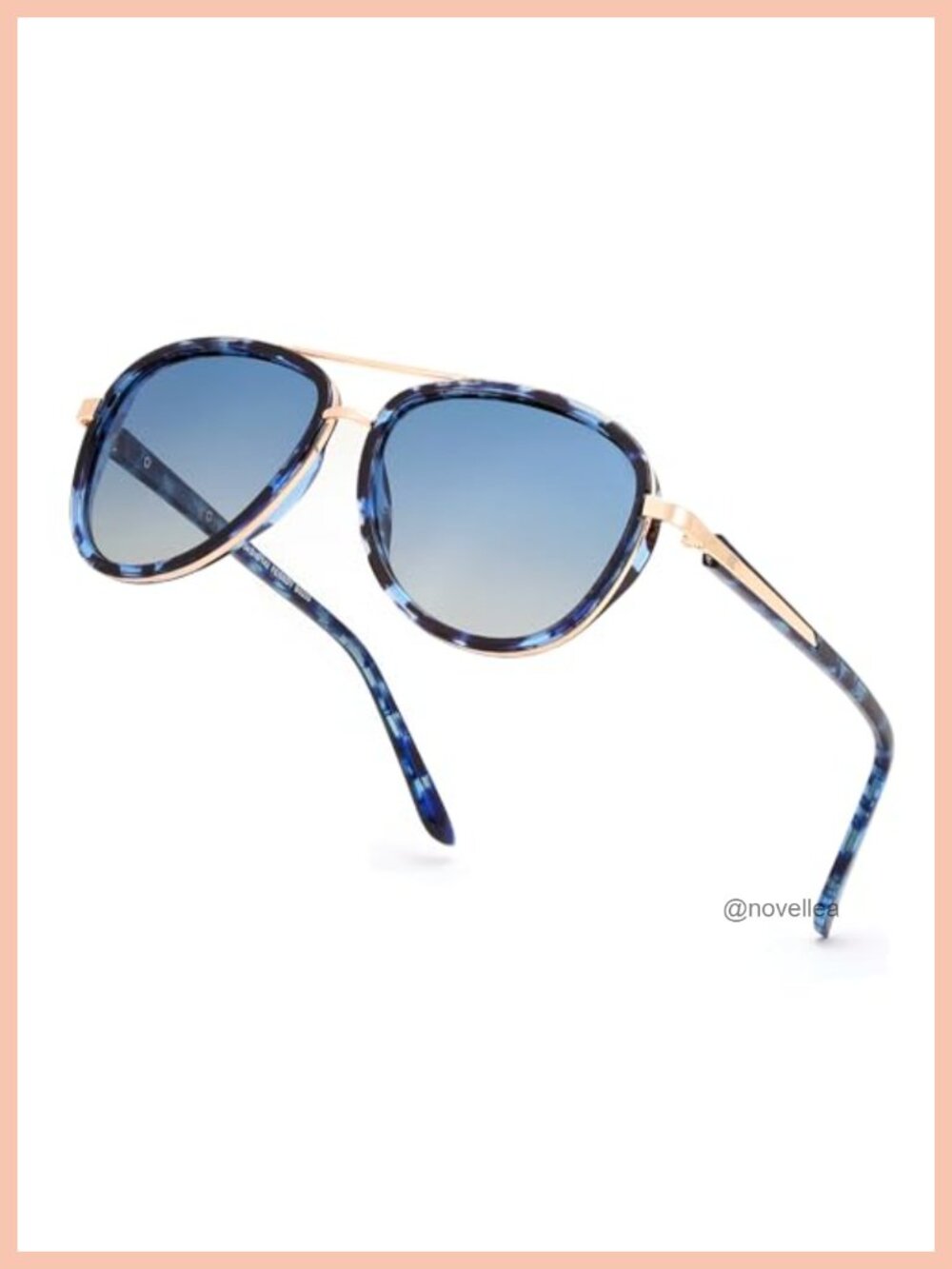 Retro Polarized Aviator Sunglasses for Women Men UV400